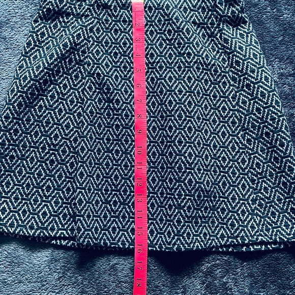 Zara purple and blue tile pattern miniskirt sz M - Picture 3 of 4